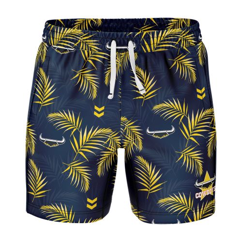 North Queensland Cowboys Mens Volley Swim Shorts