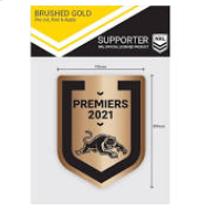 Penrith Panthers Brushed Gold Decal - 2021 Premiers