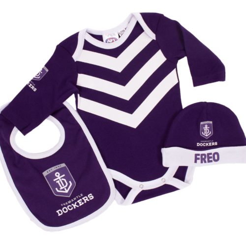 Fremantle Dockers 3PC Bodysuit Gift Pack