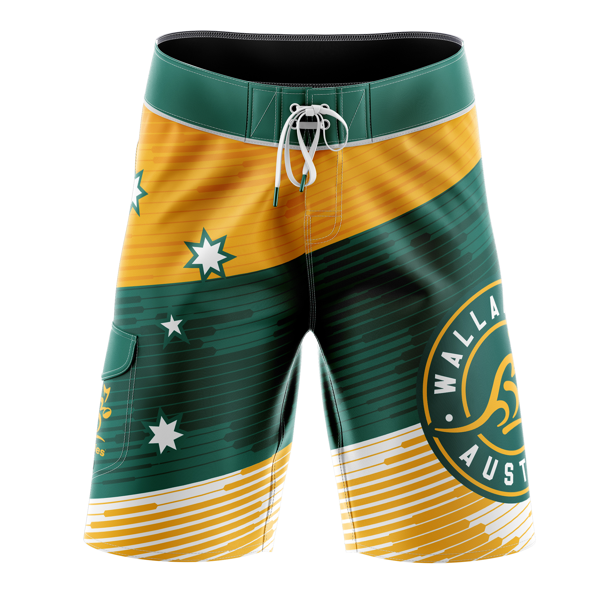 Australian Wallabies Mens Board Shorts Whateva Sports
