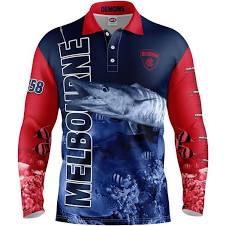 Melbourne Demons Kids Fishing Shirt