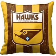 Hawthorn Hawks Cushion - Heritage