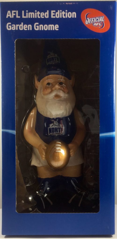 North Melbourne Kangaroos Garden Gnome - Limited Edition Gold Ball