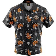 West Tigers Mens Tribal Shirt