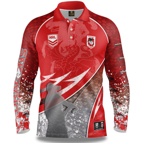 St George Dragons Kids Fishing Shirt