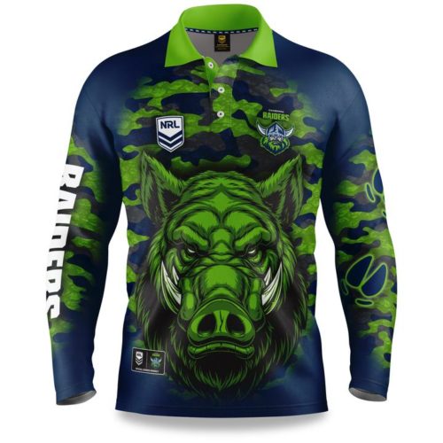 Canberra Raiders Mens Outback Shirt - Razorback