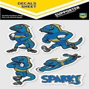 Parramatta Eels Mascot Decals Sheet