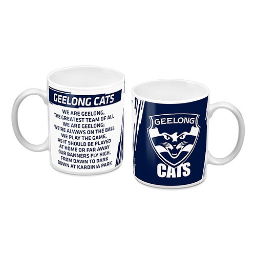 Geelong Cats Coffee Mug - Team Song