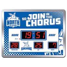 North Melbourne Kangaroos Scoreboard Clock