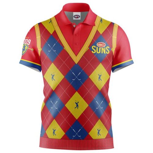 Gold Coast Suns Mens Golf Polo - Fairway