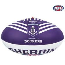 Fremantle Dockers Ball Syn Sherrin Size 5