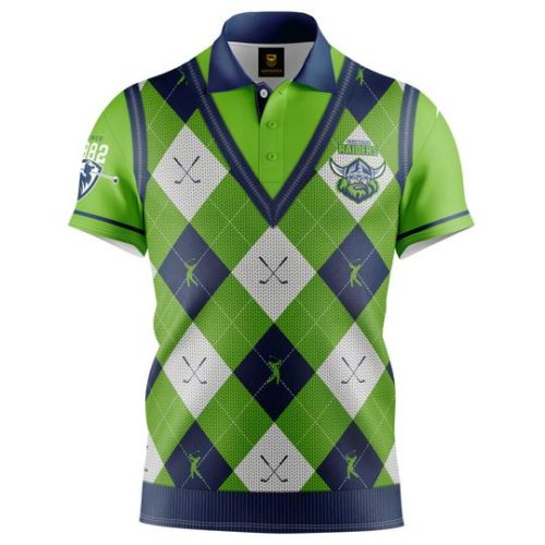 Canberra Raiders Mens Golf Polo - Fairway