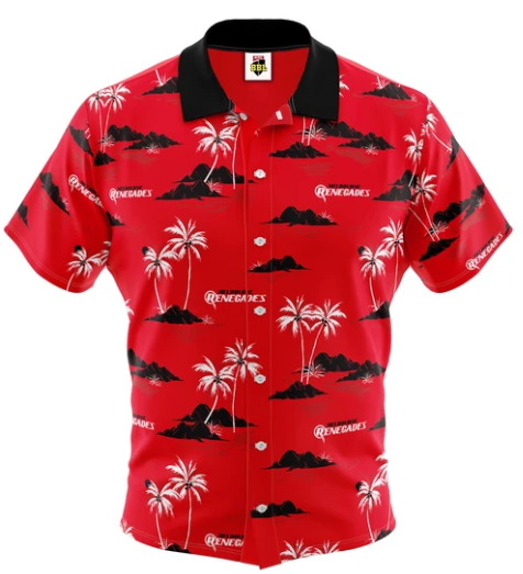 Melbourne Renegades  Mens Hawaiian Shirt