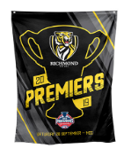 Richmond Tigers Wall Flag - 2019 Premiers