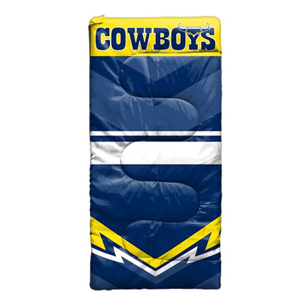 North Queensland Cowboys Kids Sleeping Bag Whateva Sports