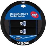 Geelong Cats Car Steering Wheel Set