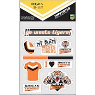 West Tigers Mixed Decals Sheet