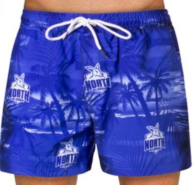North Melbourne Kangaroos Mens Hawaiian Shorts