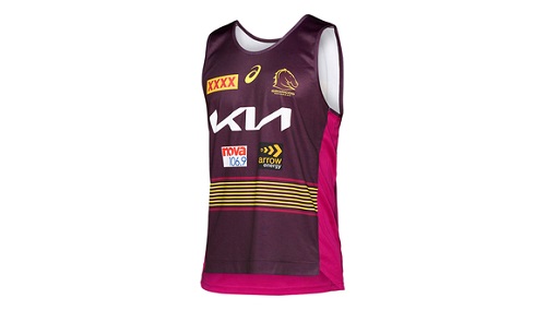 Brisbane Broncos 2022 Mens Training Singlet – Whateva Sports