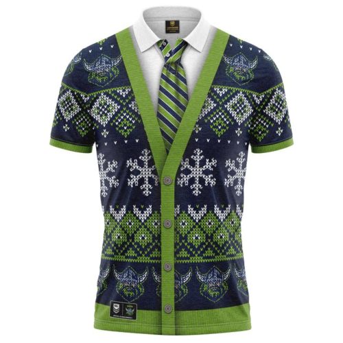 Canberra Raiders Mens Xmas Polo Shirt