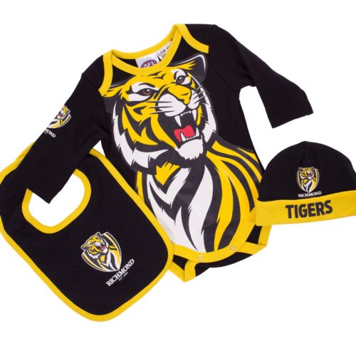 Richmond Tigers 3PC Bodysuit Gift Pack