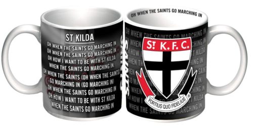 St Kilda Saints Coffee Mug - Team Song