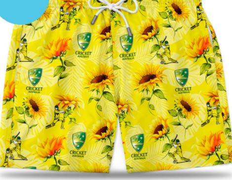Cricket Australia Mens Hawaiian Shorts