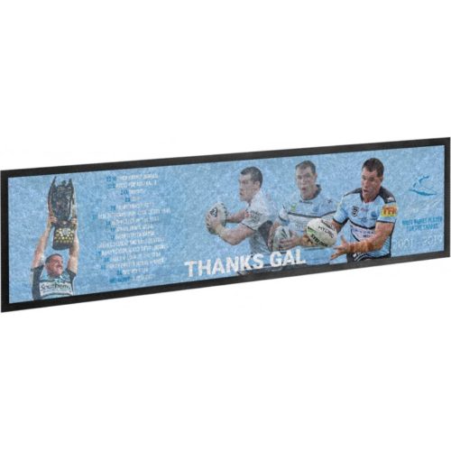 Cronulla Sharks Bar Runner - Paul Gallen Retirement