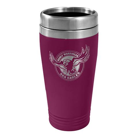 Manly Sea Eagles Travel Mug - Stainless Steel