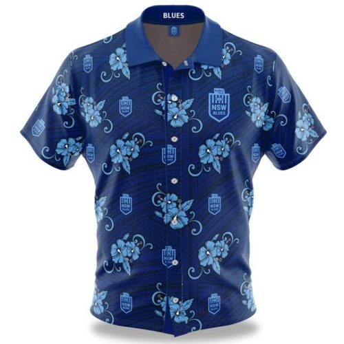 NSW Blues Mens Tribal Shirt
