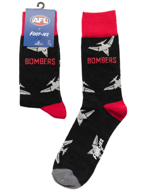 Essendon Bombers Foot-ies Large Logos Socks