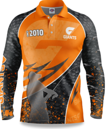 GWS Giants Kids Fishing Shirt - Fisherman