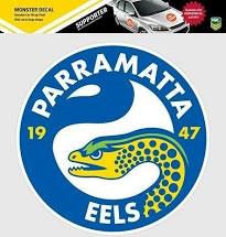 Parramatta Eels Monster Decal - Fridge