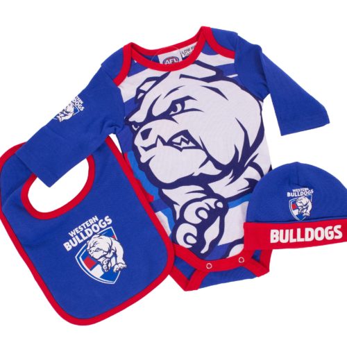 Western Bulldogs 3PC Bodysuit Gift Pack