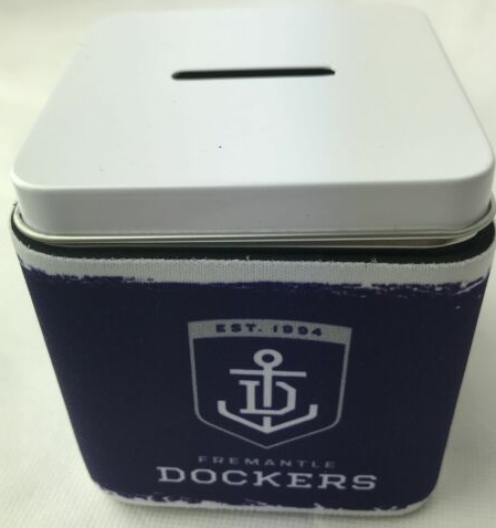 Fremantle Dockers Money Tin Square