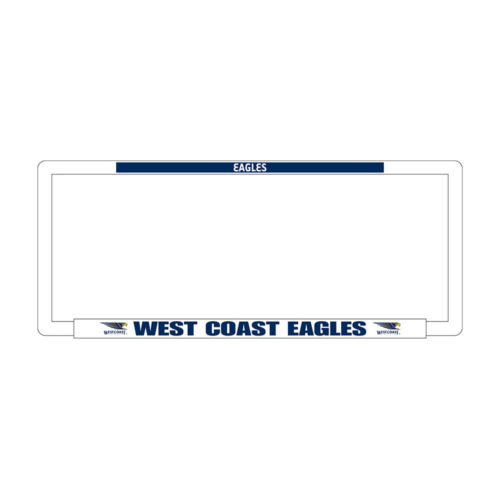 West Coat Eagles Number Plate Frame