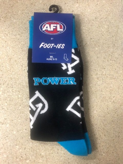 Port Adelaide Power Foot-ies Large Logos Socks