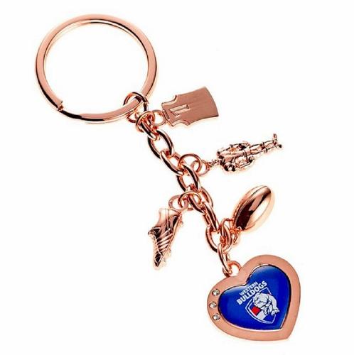 Western Bulldogs Keyring - Charm