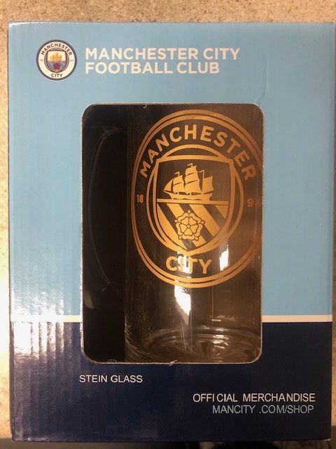 Manchester City FC Stein Glass - Foil