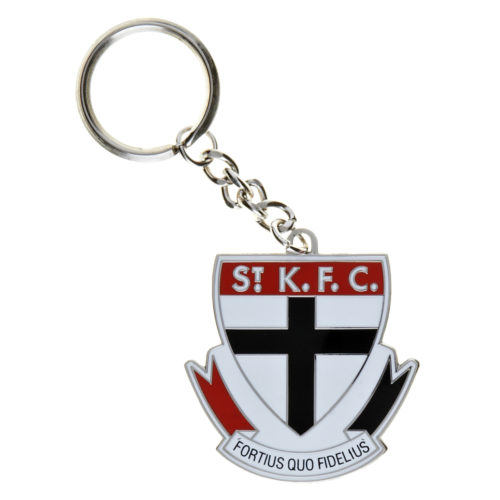 St Kilda Saints Keyring - Metal Logo