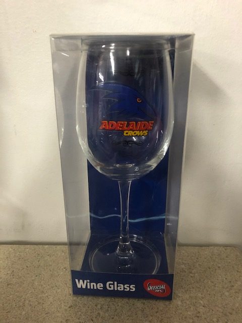 Adelaide Crows Wine Glass