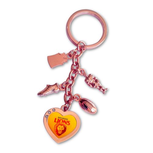 Brisbane Lions Keyring - Charm