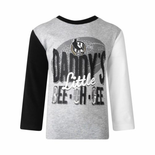 Collingwood Magpies Kids Long Sleeve TShirt
