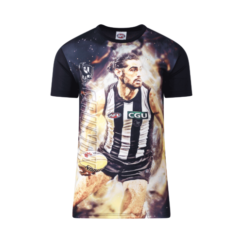 Collingwood Magpies Mens Player Tee - Brodie Grundy