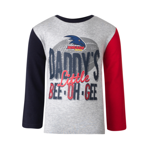 Adelaide Crows Kids Long Sleeve TShirt