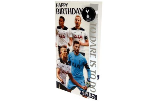 Tottenham Hotspurs FC Birthday Card - Players