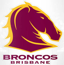 Brisbane Broncos Monster Decal - Fridge