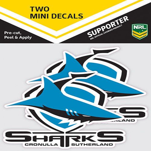 Cronulla Sharks Mini Decals