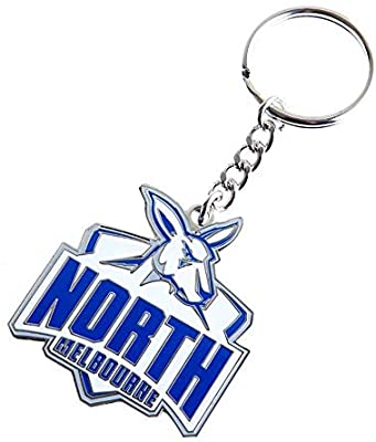 North Melbourne Kangaroos Keyring - Metal Logo