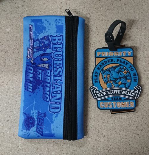 NSW Blues Pencil Case/Bag Tag Set
